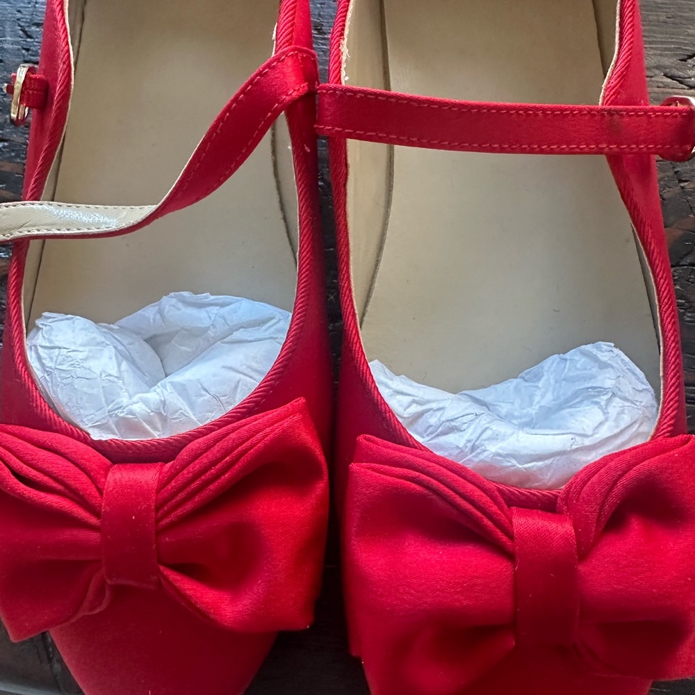 Janie and Jack Vibrant Red Shoes